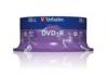 Verbatim DVD+R 4.7GB 16X matte silver/AZO cake 25